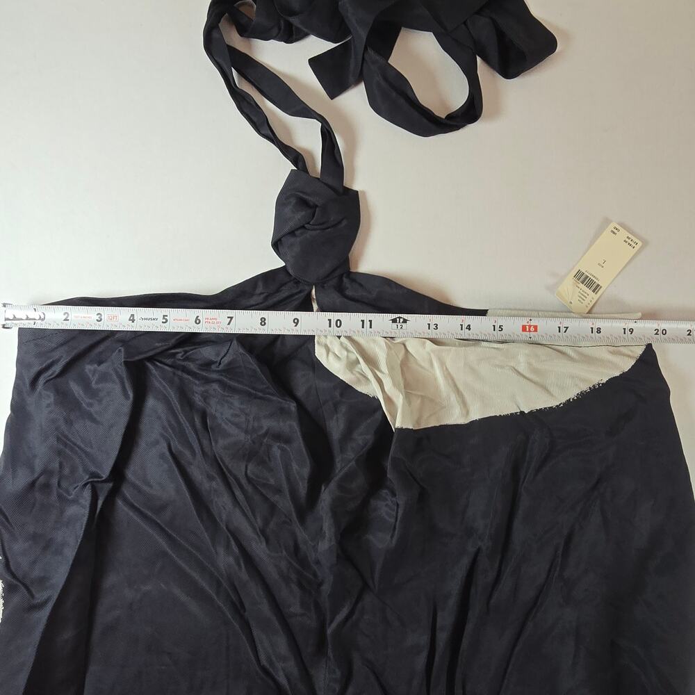 NWT Anthropologie Waistless Tie-Neck Jumpsuit. Size XL. - Picture 5 of 11